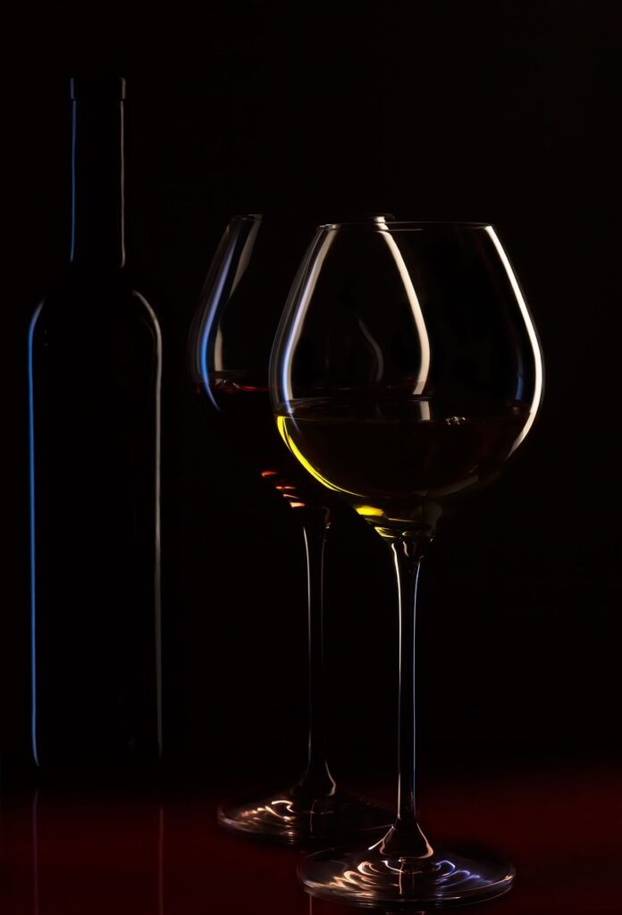 wine bottle, wine glasses, glasses, glassware, stemware, wine, red wine, bottle, alcohol, drink, bordeaux, alcoholic drink, beverage, alcoholic beverage, wine, wine, wine, wine, wine